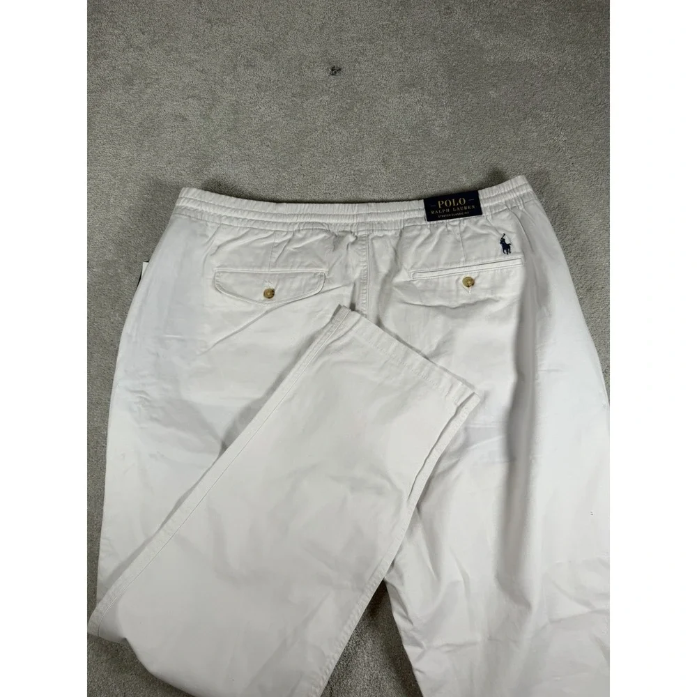 NWT Polo Ralph Lauren Elastic Waistband Pants Stretch Classic Fit Men's Lg. Tall